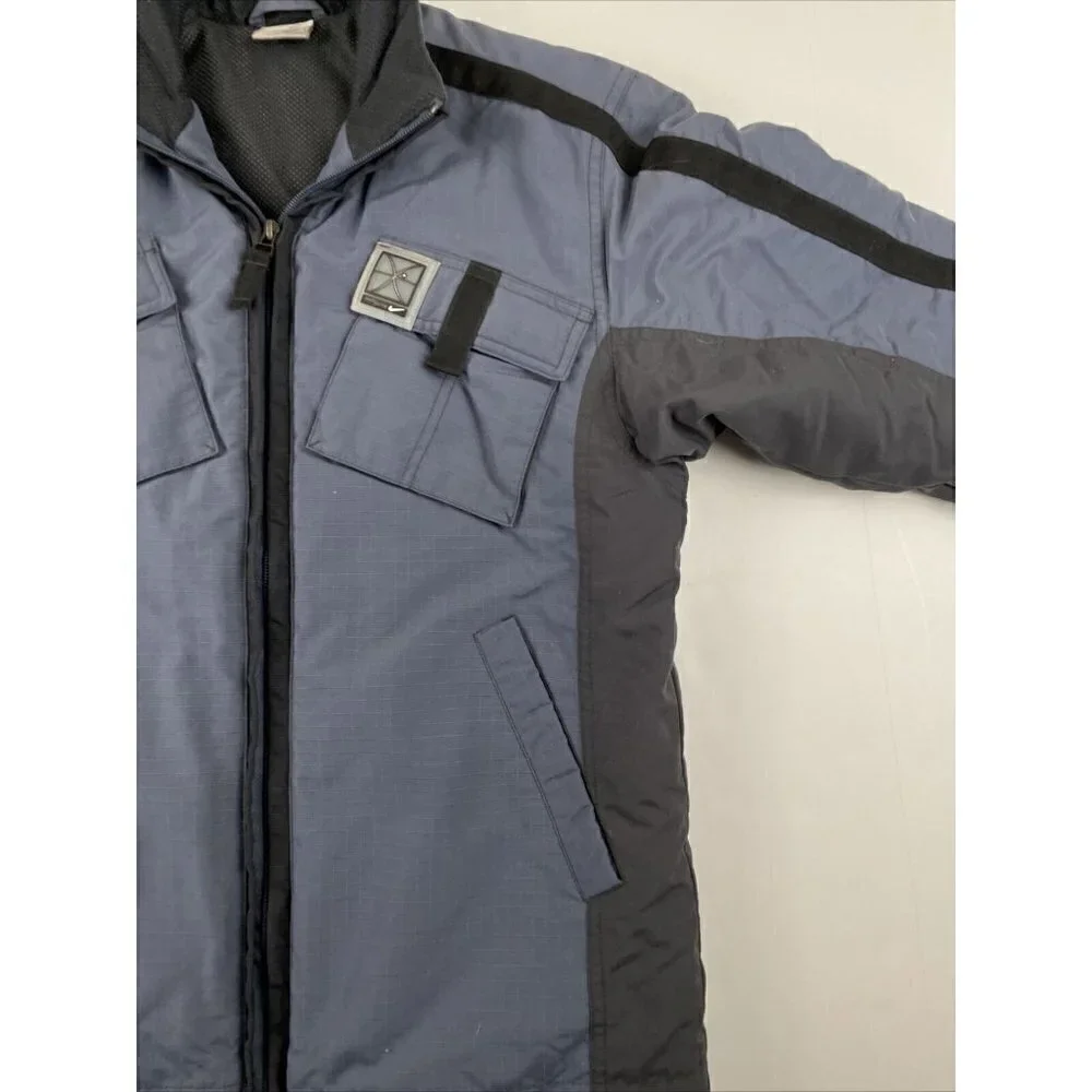 Nike Insulated Full Zip Jacket Boy’s M(8) Mesh Lining Ripstop Nylon Shell